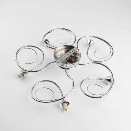 Eglo 32103 - LED stropni lestenec VELAGO 5xG9/33W/230V sijajni krom