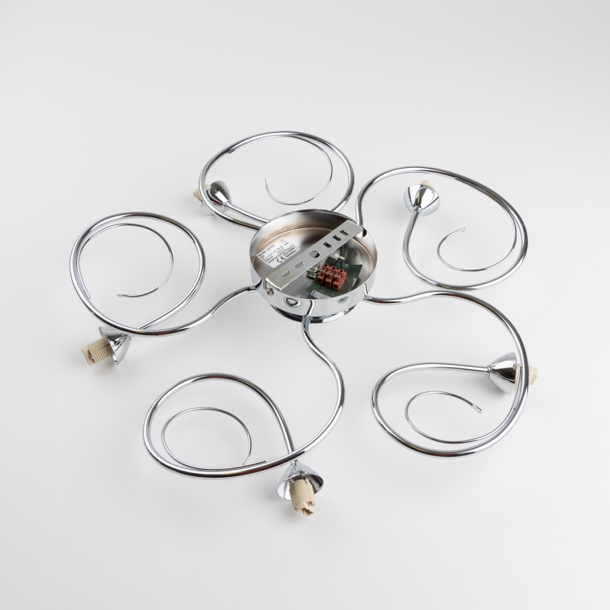 Eglo 32103 - LED stropni lestenec VELAGO 5xG9/33W/230V sijajni krom