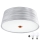 Eglo 32111- LED Stropna svetilka FONSEA 1 2xE27/9W/230V srebrna/baker