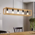 Eglo 32143 - Viseči lestenec s kablom BLACKCROWN 5xE27/40W/230V rjava