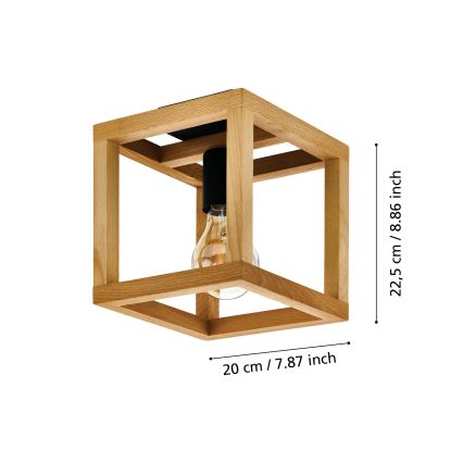 Eglo 32146 - Stropna svetilka BLACKCROWN 1xE27/40W/230V