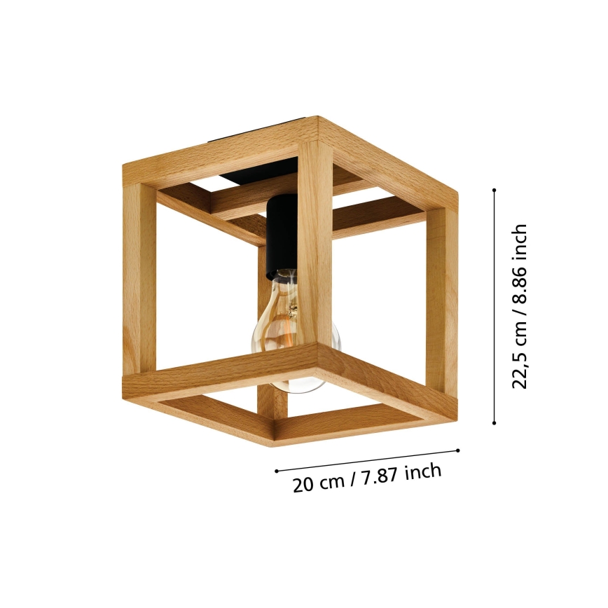 Eglo 32146 - Stropna svetilka BLACKCROWN 1xE27/40W/230V