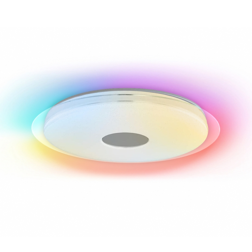 Eglo 32344 - LED RGBW stropna svetilka LANCIANO-C z zatemnitvijo LED/53W/230V 2700-6500K + daljinski upravljalnik