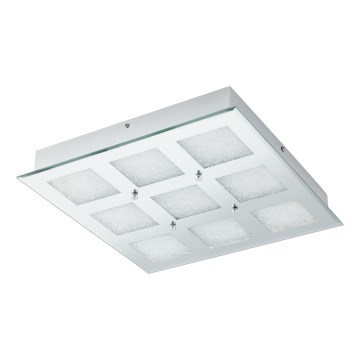 Eglo 32455 - LED Stropna svetilka PALLANTE LED/33W/230V 4000K mat krom