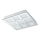 Eglo 32455 - LED Stropna svetilka PALLANTE LED/33W/230V 4000K mat krom