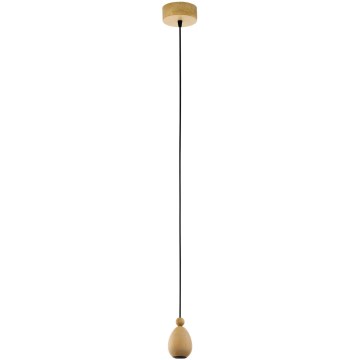 Eglo 32543 - Stropna svetilka YORTH 1xE27/60W/230V hrast