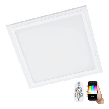 Eglo 32546 - LED RGBW Zatemnitvena stropna svetilka SALOBRENA-C LED/16W/230V 2700-6500K 30x30 cm bela