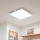 Eglo 32547 - LED RGBW Zatemnitveni nadgradni/vgradni panel 2v1 SALOBRENA-C LED/34W/230V bela 60x60 cm + Daljinski upravljalnik