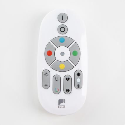 Eglo 32547 - LED RGBW Zatemnitveni nadgradni/vgradni panel 2v1 SALOBRENA-C LED/34W/230V bela 60x60 cm + Daljinski upravljalnik