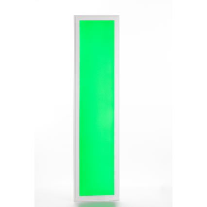 Eglo 32734 - LED RGBW Zatemnitveni nadgradni/vgradni panel 2v1 SALOBRENA-C LED/34W/230V bela + Daljinski upravljalnik