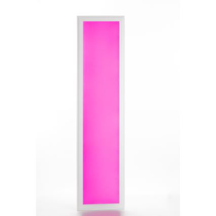 Eglo 32734 - LED RGBW Zatemnitveni nadgradni/vgradni panel 2v1 SALOBRENA-C LED/34W/230V bela + Daljinski upravljalnik