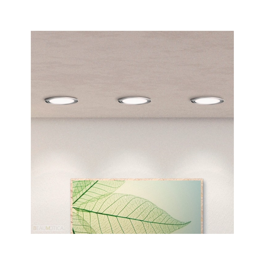 Eglo - LED RGB zatemnljivo vgradno stropno svetilo FUEVA-C LED/10,5W/230V premer 17 cm