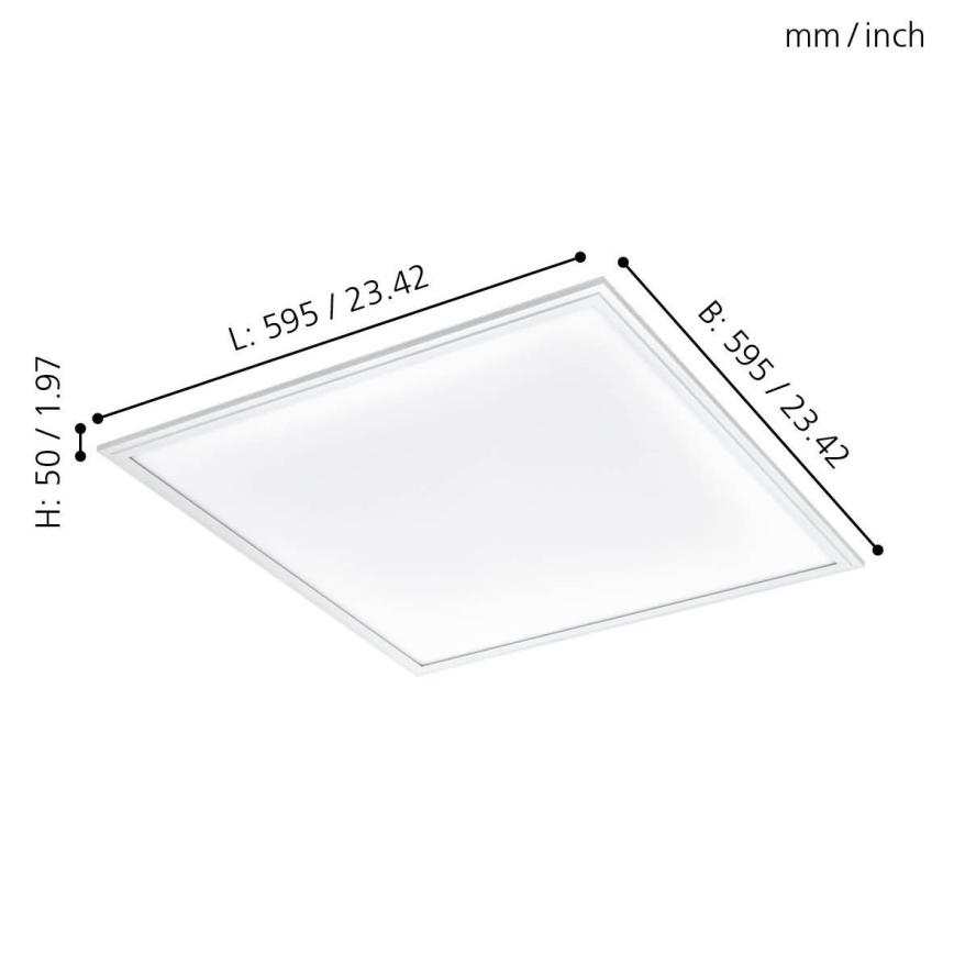 Eglo - LED Stropna svetilka LED/40W/230V