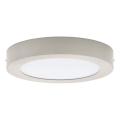 Eglo 32817 - zatemnjevalna LED stropna svetilka FUEVA LED/21W/230V 3000-6500K premer 30 cm mat krom + daljinski upravljalnik