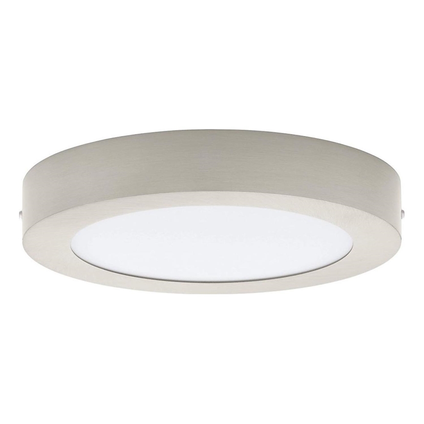Eglo 32817 - zatemnjevalna LED stropna svetilka FUEVA LED/21W/230V 3000-6500K premer 30 cm mat krom + daljinski upravljalnik
