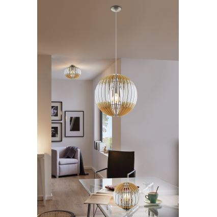 Eglo 32844 - Stropna svetilka OLMERO 1 1xE27/60W/230V