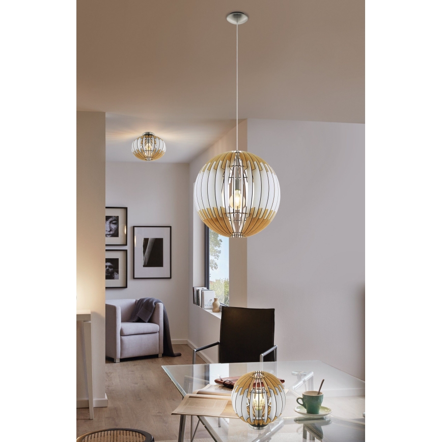 Eglo 32844 - Stropna svetilka OLMERO 1 1xE27/60W/230V