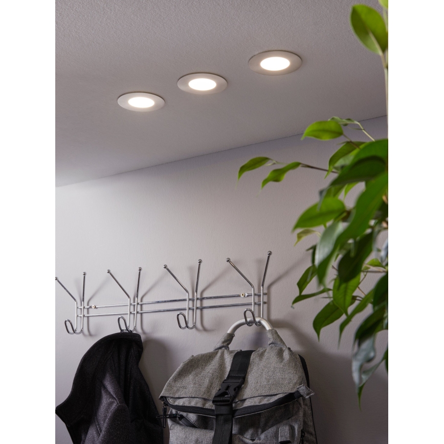 Eglo - SET 3x LED RGB Zatemnitvena vgradna svetilka FUEVA-C 1xLED/3W/230V