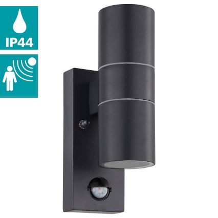 Eglo - LED Zunanja stenska svetilka s senzorjem 2xGU10/3W/230V IP44
