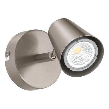Eglo 32941 - LED zatemljivo stensko točkovno svetilo TRAVALE 1xGU10/5W/230V matiran krom