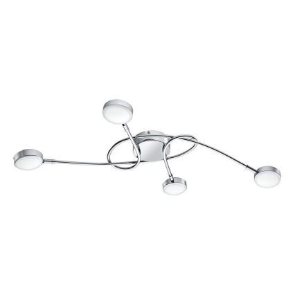 Eglo 32996 - LED stropni lestenec SALTO 4xLED/5,4W/230V sijajni krom