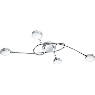Eglo 32996 - LED stropni lestenec SALTO za površinsko montažo 4xLED/5,4W/230V sijajni krom