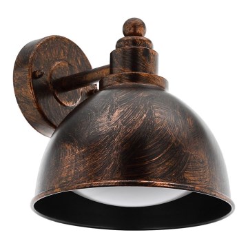 Eglo 33144 - Zunanja stenska svetilka AIROLA 1xE27/40W/230V IP44 bron