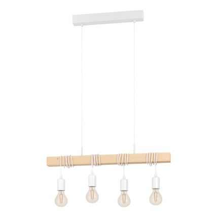 Eglo - Lestenec na vrvici TOWNSHEND 4xE27/60W/230V