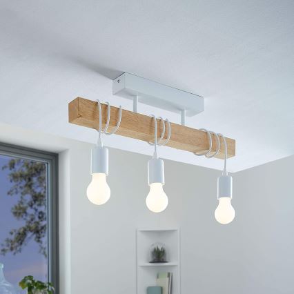Eglo - Lestenec nadgradni TOWNSHEND 3xE27/60W/230V