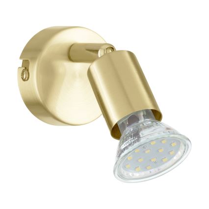 Eglo - LED Stenski reflektor 1xGU10/2,8W/230V 3000K zlata