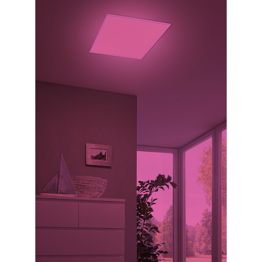 Eglo 33204 - LED RGBW Zatemnitvena svetilka SALOBRENA-C LED/34W/230V 2700-6500K + Daljinski upravljalnik