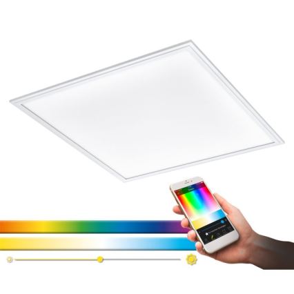 Eglo 33204 - LED RGBW Zatemnitvena svetilka SALOBRENA-C LED/34W/230V 2700-6500K + Daljinski upravljalnik