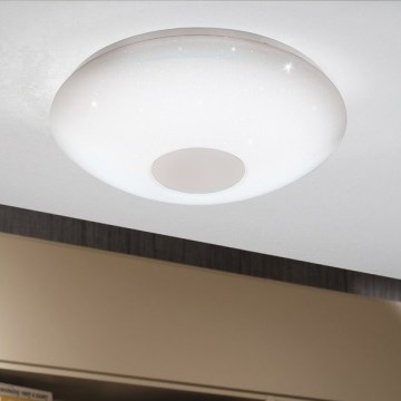 Eglo 33218 - LED RGBW Zatemnitvena stropna svetilka VOLTAGO-C LED/17W/230V 2700-6500K pr. 38 cm