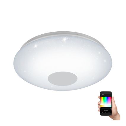 Eglo 33218 - LED RGBW Zatemnitvena stropna svetilka VOLTAGO-C LED/17W/230V 2700-6500K pr. 38 cm