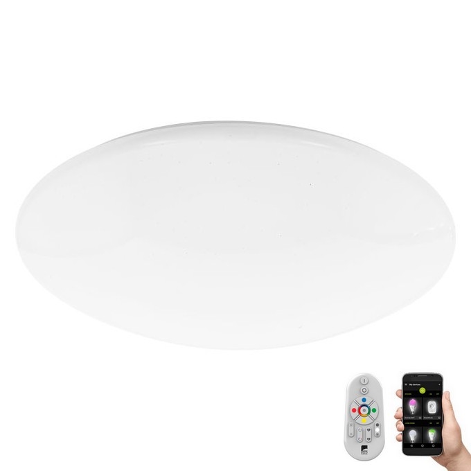 Eglo 33221 - LED RGBW Zatemnitvena stropna svetilka TOTARI LED/34W/230V + Daljinski upravljalnik