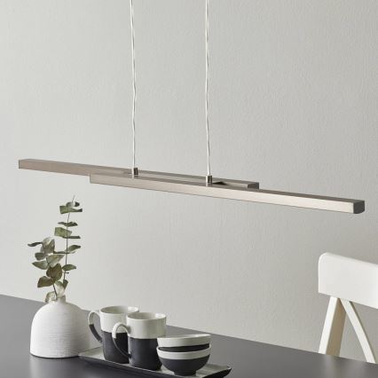 Eglo 33232 - LED RGBW zatemnjiva viseča svetilka na kablu FRAIOLI-C LED/34W/230V mat krom