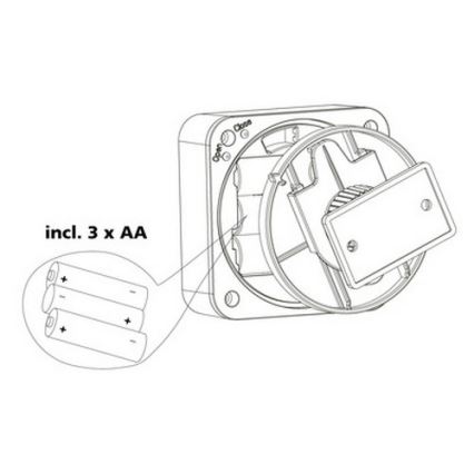 Eglo 33236 - Zunanji senzor gibanja CONNECT SENSOR 3xAA 12 m bela IP44