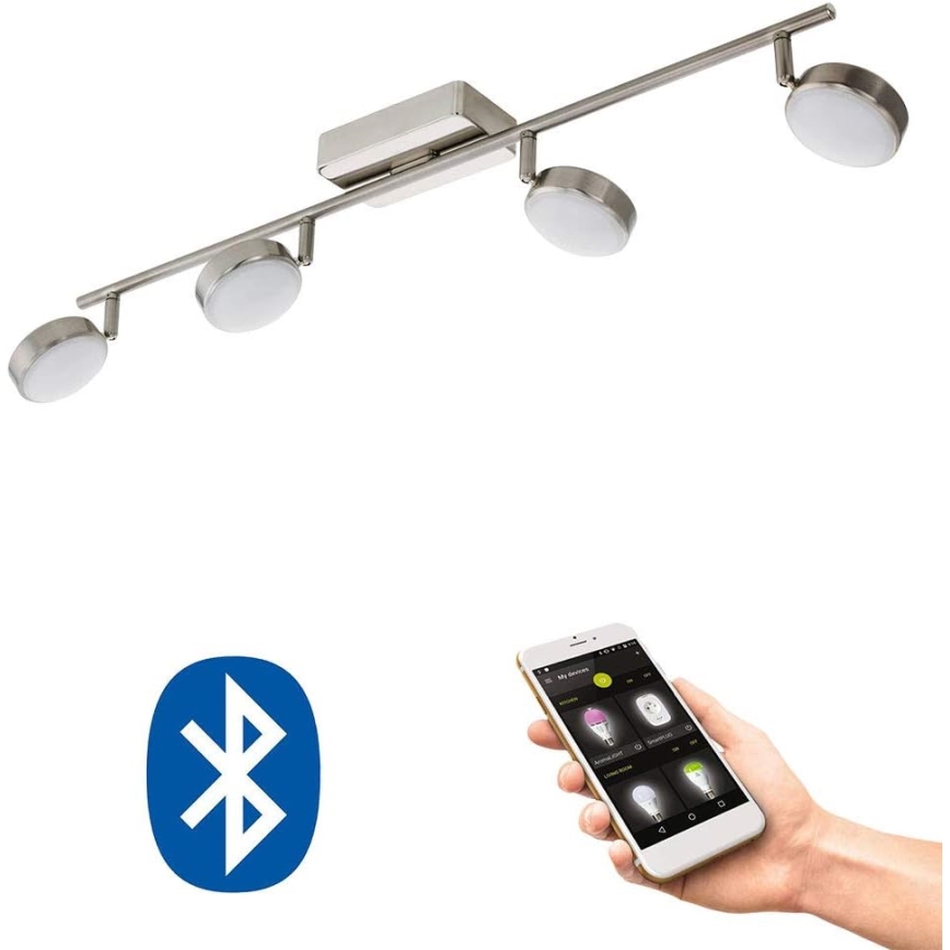 Eglo 33274 - LED RGBW Zatemnitveni reflektor CORROPOLI-C 4xLED/5W/230V