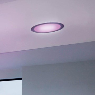 Eglo 33317 - LED RGBW zatemnjevalno vgradno stropno svetilo FUEVA-C LED/15,6W/230V 2700-6500K premer 22,5 cm