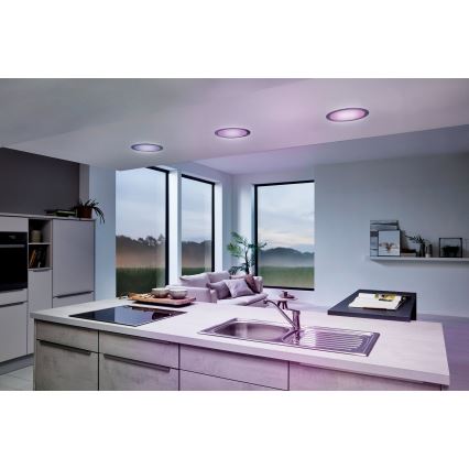 Eglo 33317 - LED RGBW zatemnjevalno vgradno stropno svetilo FUEVA-C LED/15,6W/230V 2700-6500K premer 22,5 cm