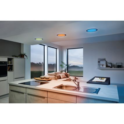Eglo 33317 - LED RGBW zatemnjevalno vgradno stropno svetilo FUEVA-C LED/15,6W/230V 2700-6500K premer 22,5 cm