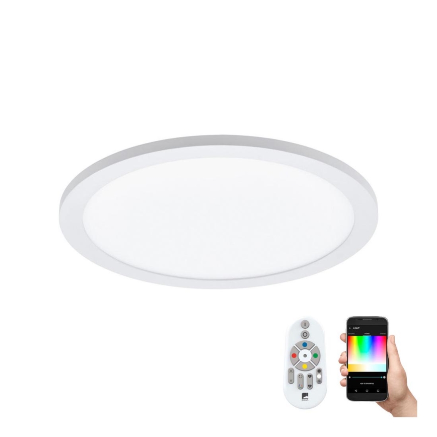 Eglo 33341 - LED RGBW zatemnljivo stropno svetilo SARSINA-C LED/16W/230V 2700-6500K premer 30 cm + daljinski upravljalnik