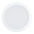 Eglo 33368 - LED vgradna stropna svetilka FUEVA BASIC LED/16,2W/230V premer 22 cm bela