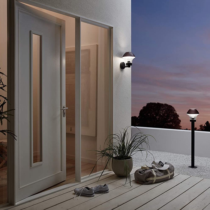 Eglo 33568 - Zunanja zatemnitvena LED svetilka VERLUCCA-C 1xE27/9W/230V IP44