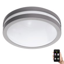 Eglo 33572 - LED Zatemnitvena kopalniška svetilka LOCANA-C LED/14W/230V IP44 srebrna