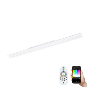 Eglo 33589 - LED RGBW Zatemnitveni panel SALOBRENA-C LED/34W/230V + Daljinski upravljalnik