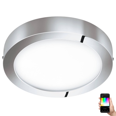 Eglo 33667 - LED RGBW Zatemnitvena kopalniška stropna svetilka FUEVA-C LED21W/230V pr. 30 cm IP44