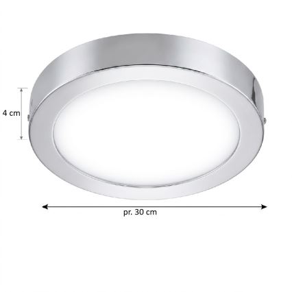 Eglo 33667 - LED RGBW Zatemnitvena kopalniška stropna svetilka FUEVA-C LED21W/230V pr. 30 cm IP44