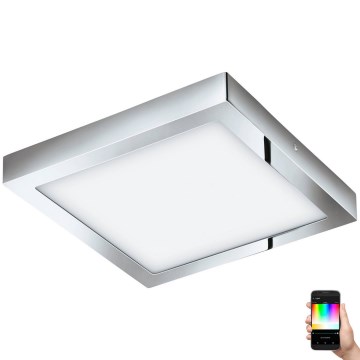 Eglo 33668-LED RGBW Zatemnjivo kopalniško svetilo FUEVA-C 21W/230V 2700-6500K 30x30cm IP44