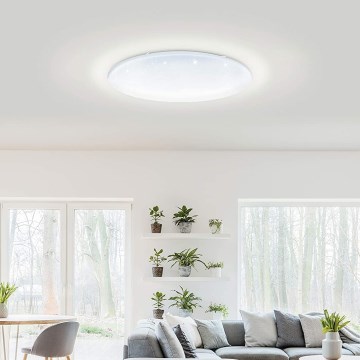 Eglo 33669 - LED RGBW Zatemnitvena stropna svetilka TOTARI-C LED/43W/230V 2700-6500K bela + Daljinski upravljalnik